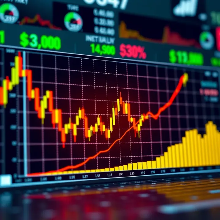 Graph illustrating the Martingale strategy progression in binary options trading