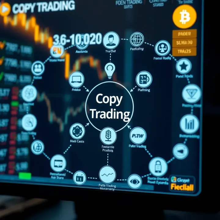 Popular Copy Trading Platforms Used in Brazil Diagram depicting popular copy trading platforms with icons and connectivity
