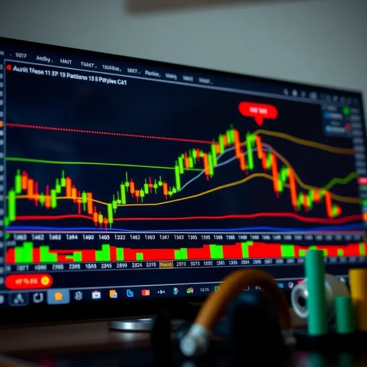 Chart displaying various candlestick patterns used in price action analysis highlighting trend reversal points