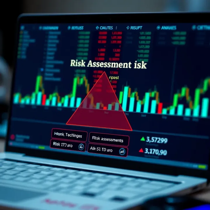 Risk Assessment and Strategy in Binary Options Trading Diagram illustrating risk assessment and decision-making strategies for binary options investors