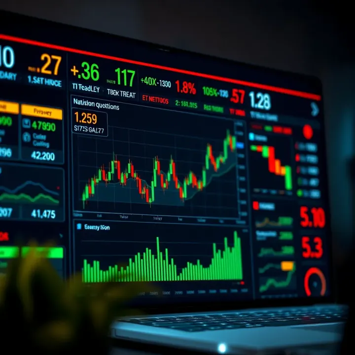 Statistical Techniques and Data Interpretation for Binary Options Dashboard displaying statistical methods and data interpretation tools for improving binary options strategies