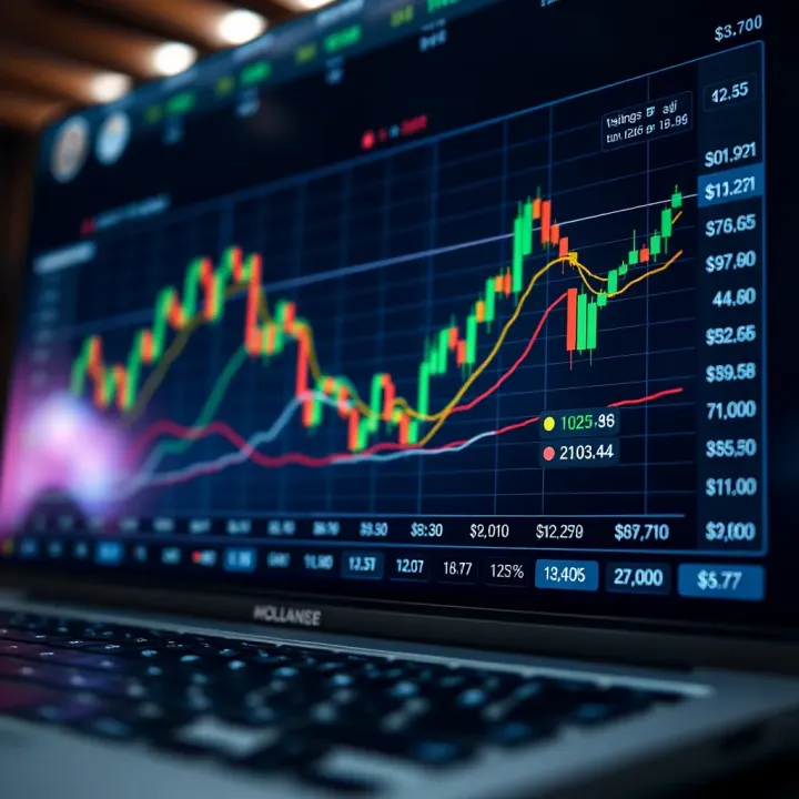 Graph showing the performance comparison of different cryptocurrency traders for copy trading